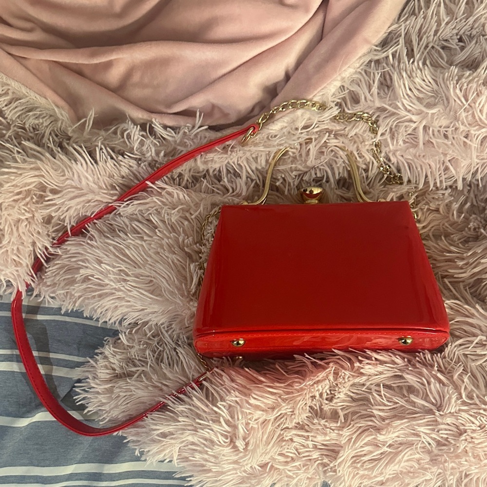Elegant Red Women's Handbag